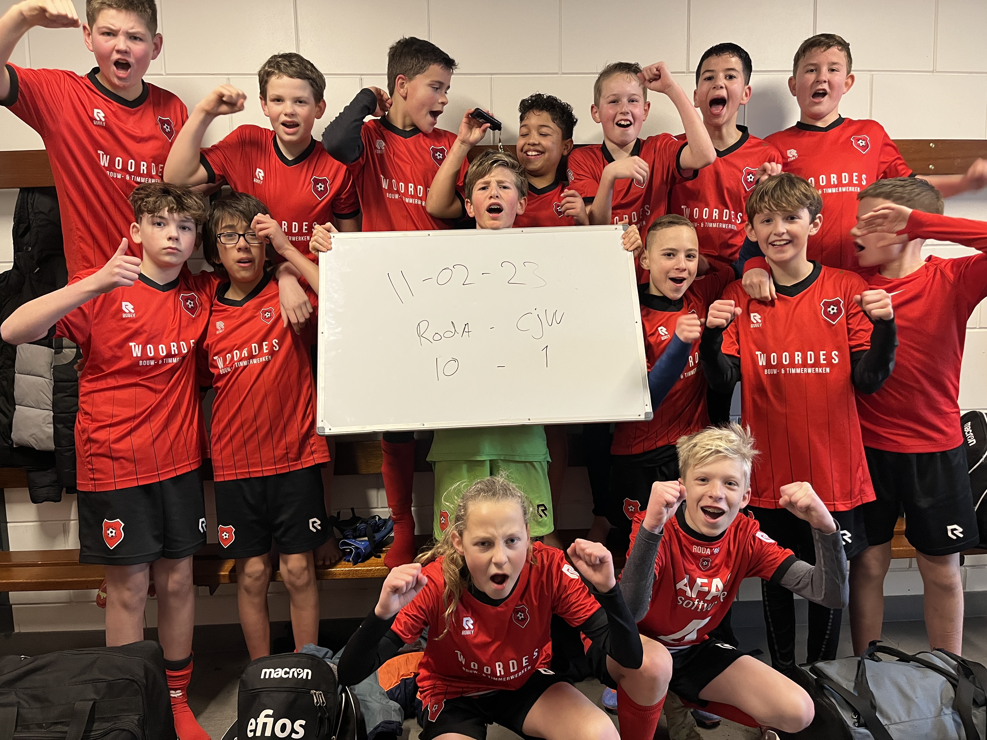 Doelpunten festijn voor de 13-3