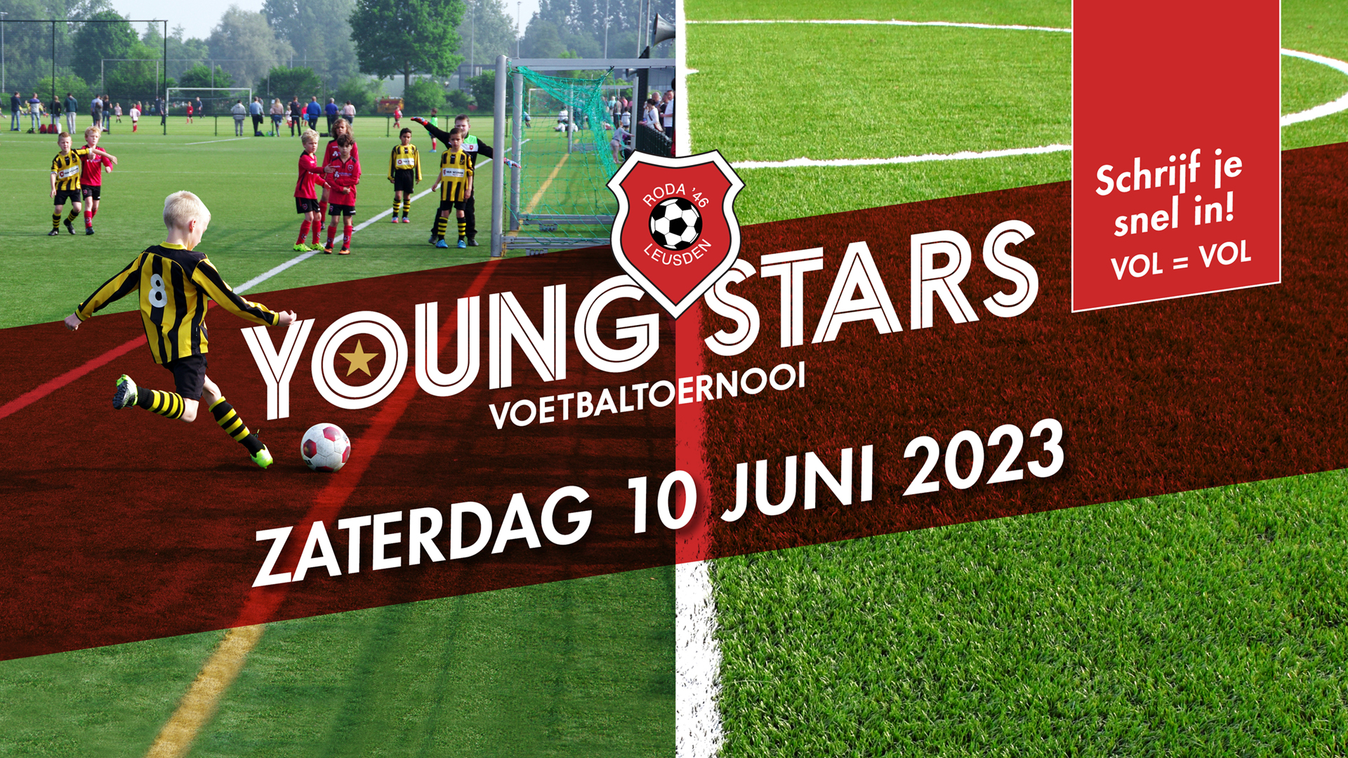 Roda'46 Young Stars toernooi: zaterdag 10 juni 2023