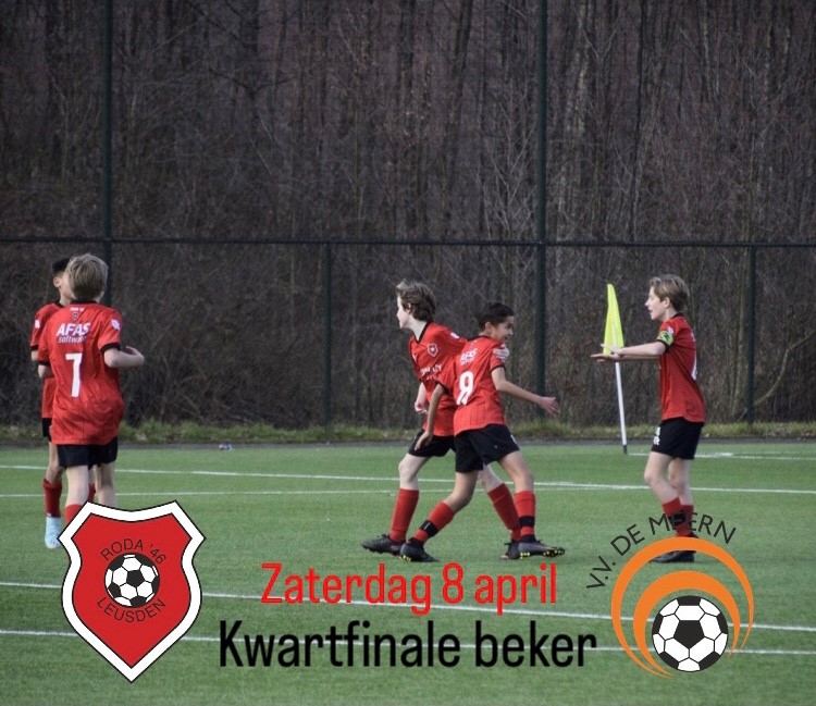 RODA JO14-1 naar kwartfinale beker