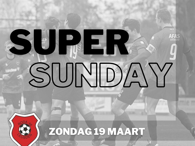 19 maart: Super Sunday