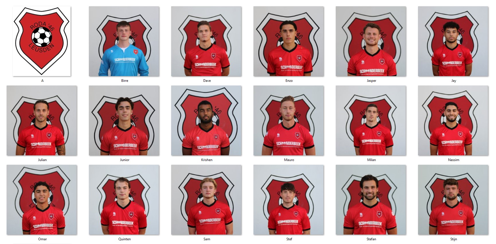 RODA'46 selectienieuws seizoen 2023/'24