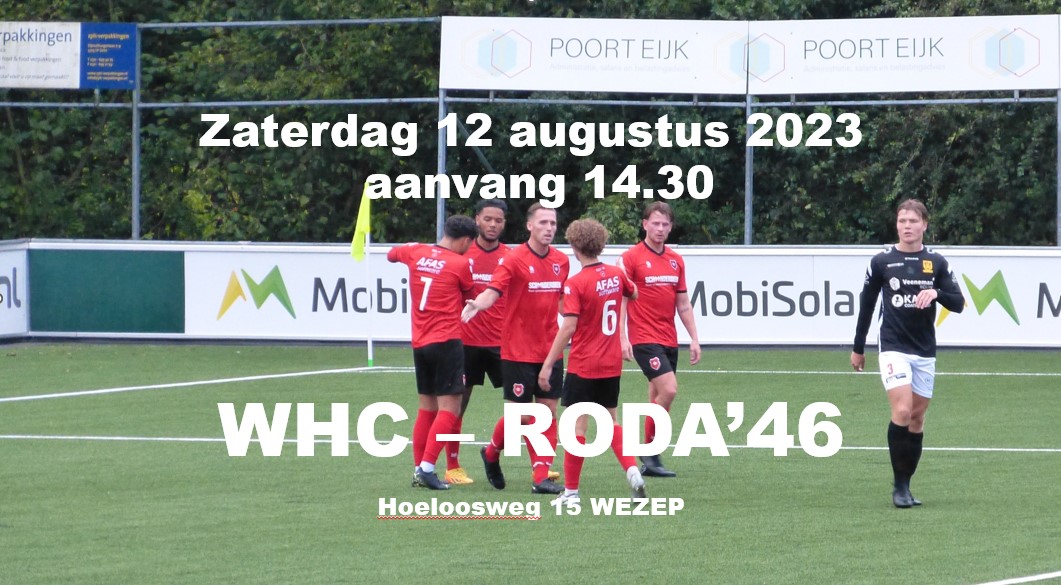 WHC 1 - RODA 1 ook live op YouTube
