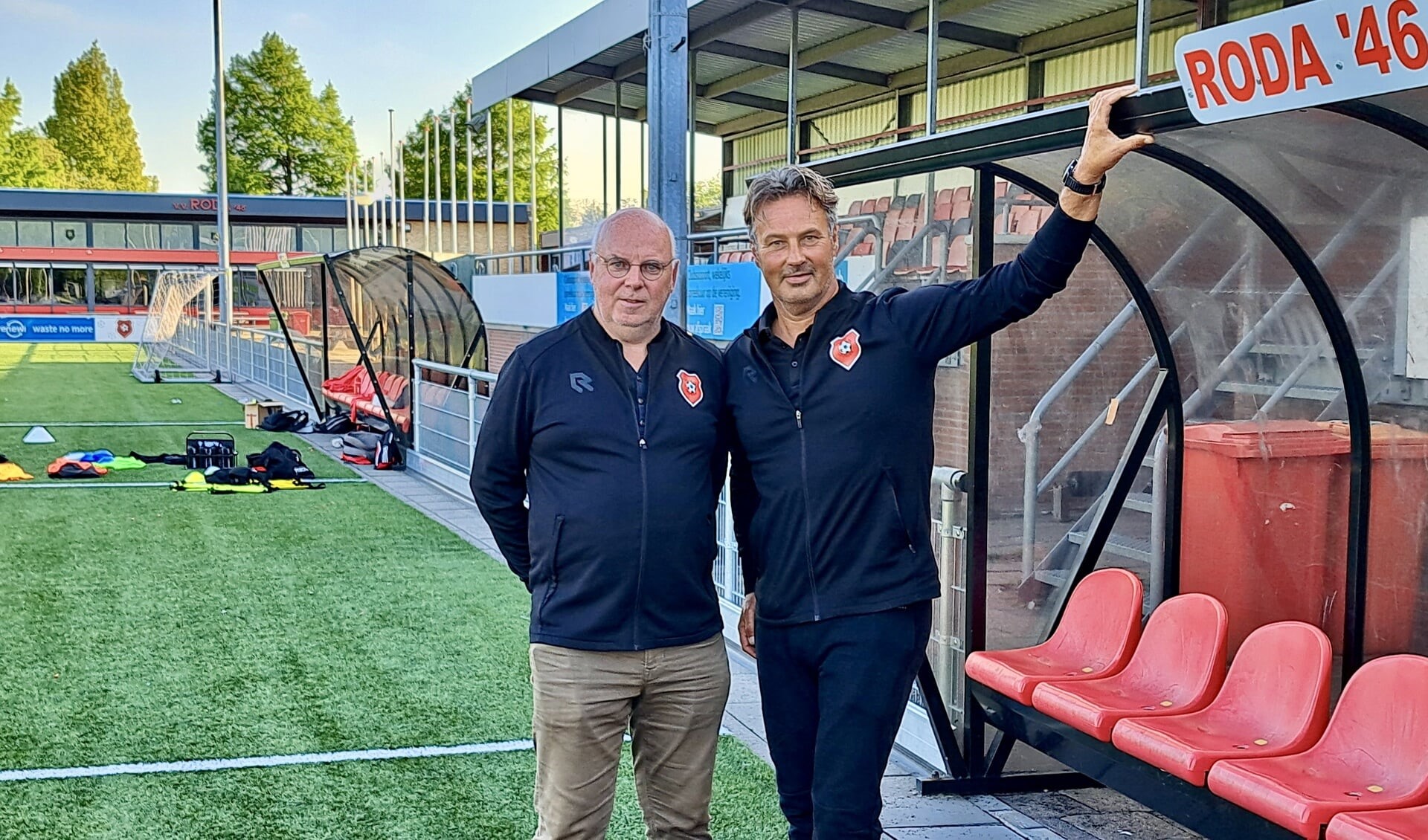 Teammanagers RODA'46 1 in Leusder Krant