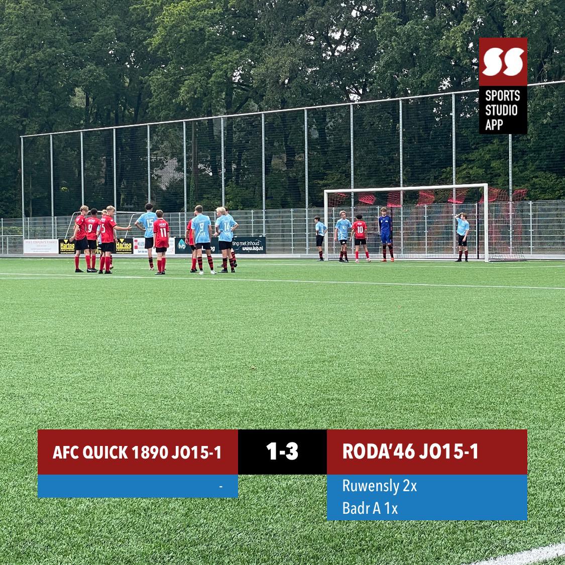 JO15-1 wint van AFC Quick