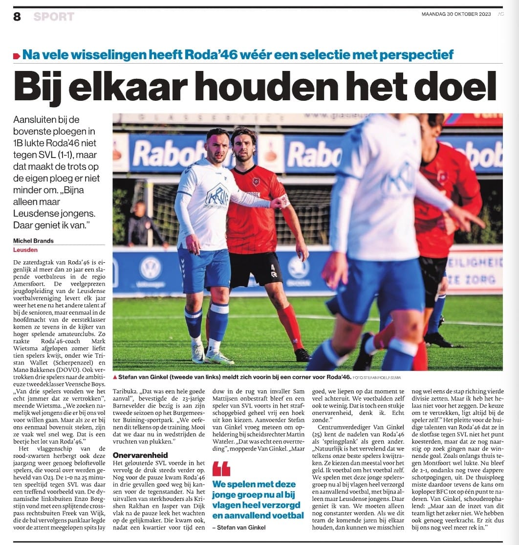 RODA'46 een slapende voetbalreus