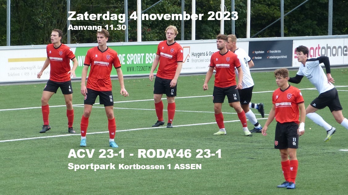 Voorbeschouwing ACV - RODA'46 O23-1