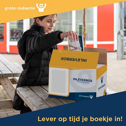 Grote clubactie: lever op tijd je boekje in