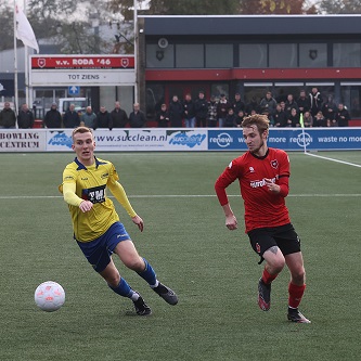 Roda'46 Zon1 wint duel van de mooiste goals