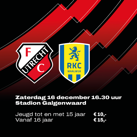 Goedkoper naar FC Utrecht - RKC