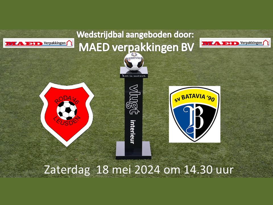 2024 Voorbeschouwing Roda’46 1 – S.V. Batavia’90 1