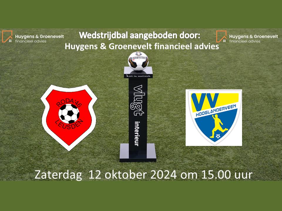 2024/2025 Voorbeschouwing Roda’46 1 – VV Hooglanderveen 1