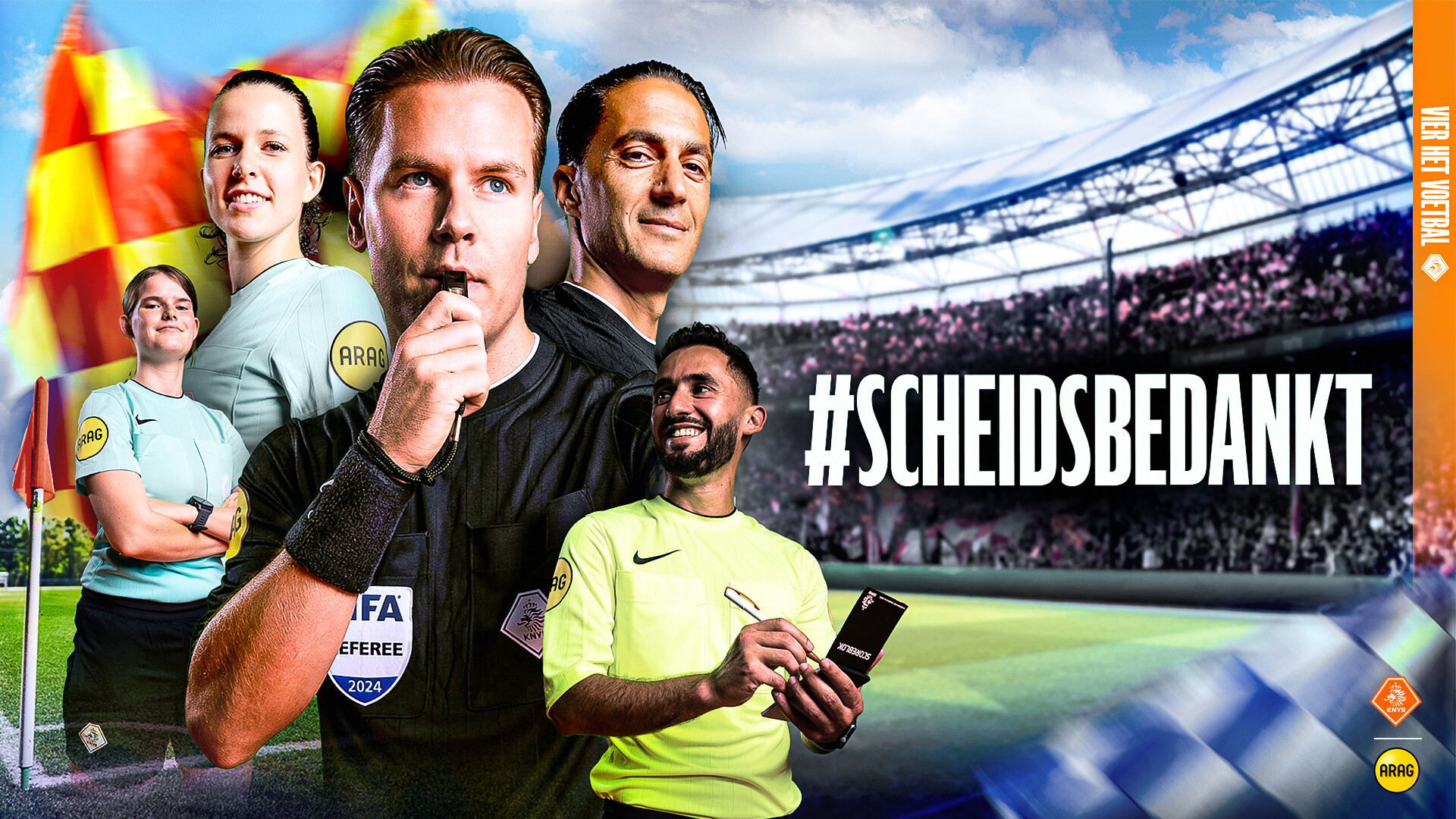 Scheidsrechters bedankt