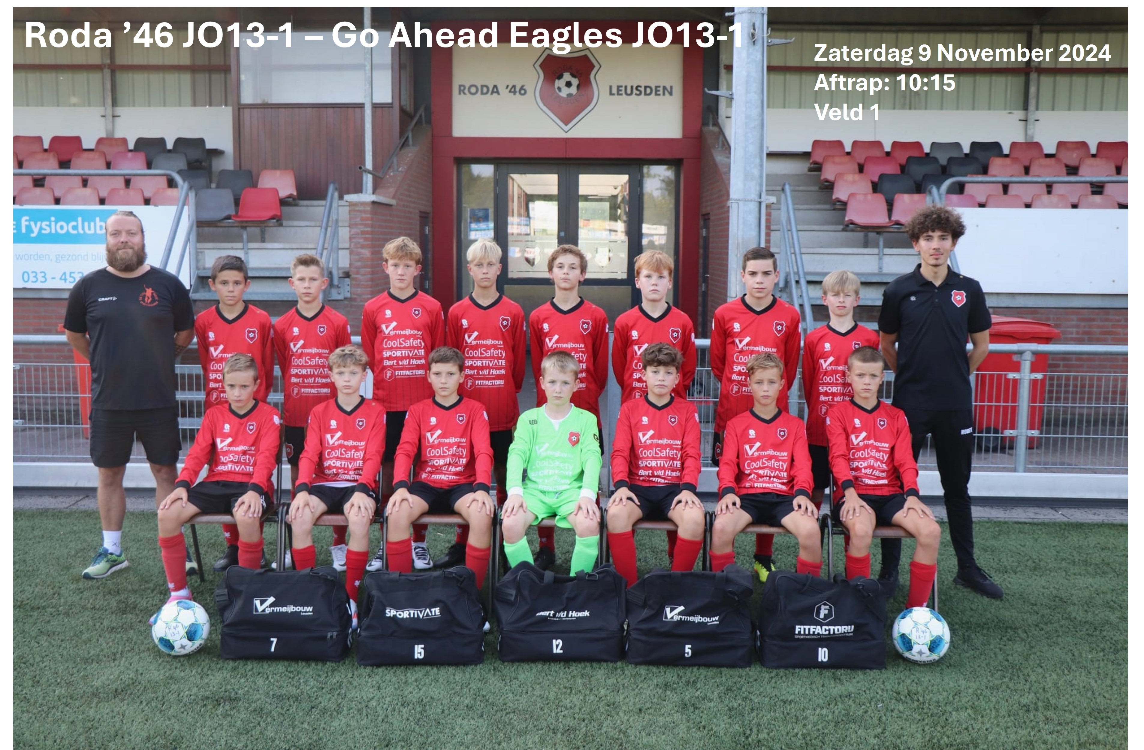 Steun Roda'46 JO13-1 zaterdag 9 november!