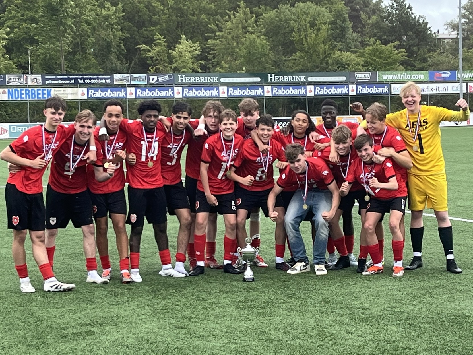 Roda'46 JO17-1 wint KNVB beker 2024-2025