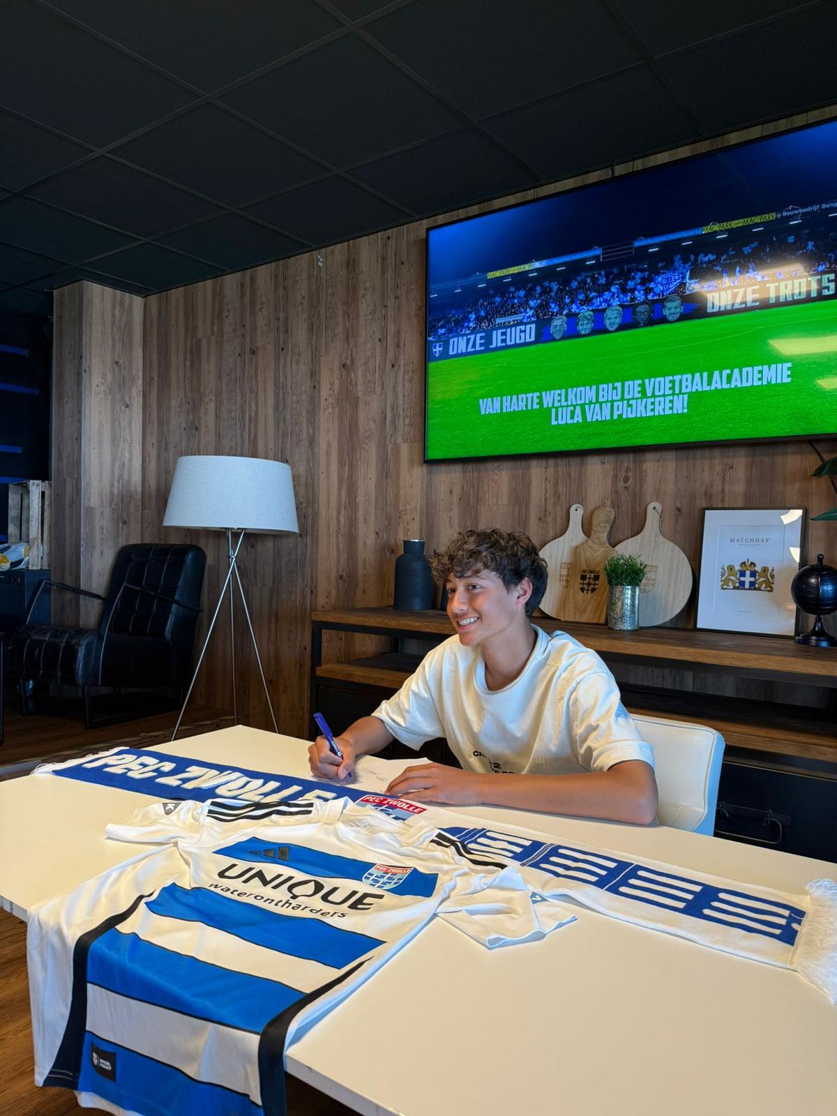 Luca, veel succes bij PEC Zwolle