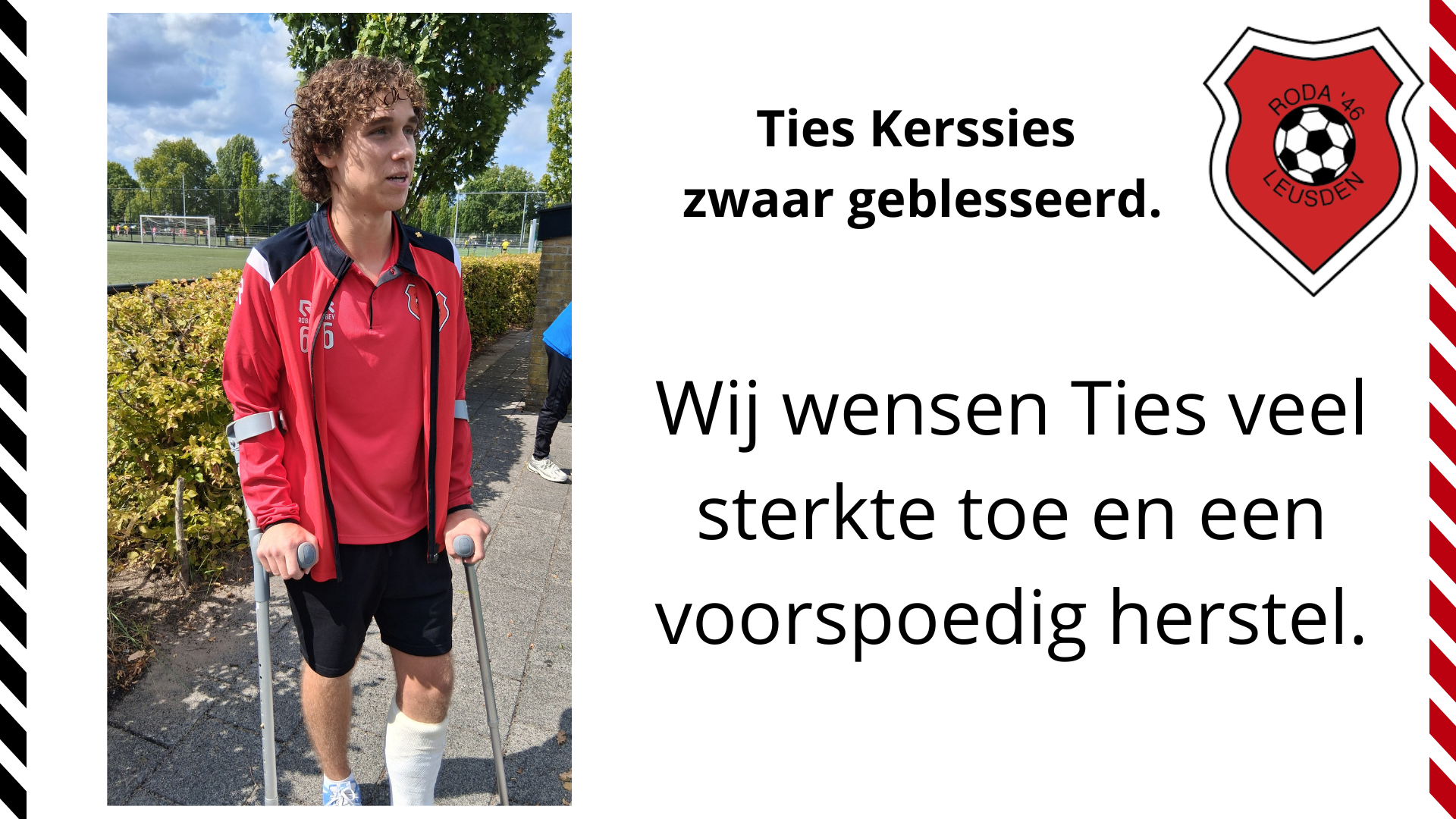 Ties Kerssies zwaar geblesseerd