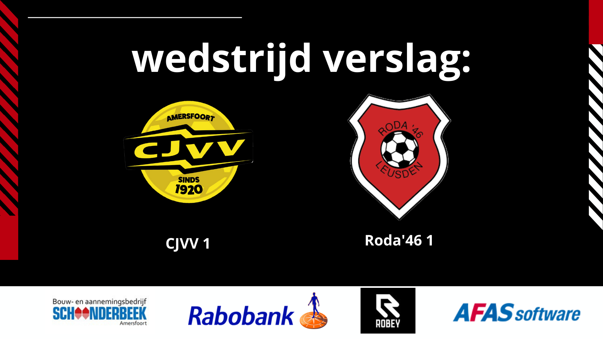 Roda'46 1 wint van cjvv 1 in bekerwedstrijd