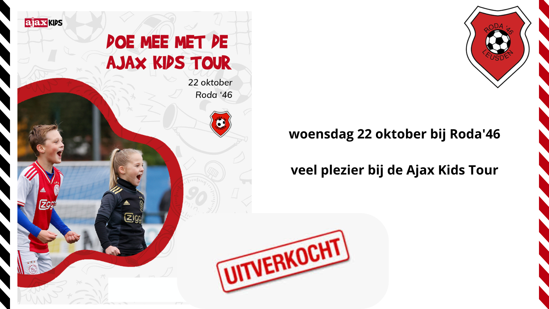 Ajax Kids Tour bij Roda ‘46!