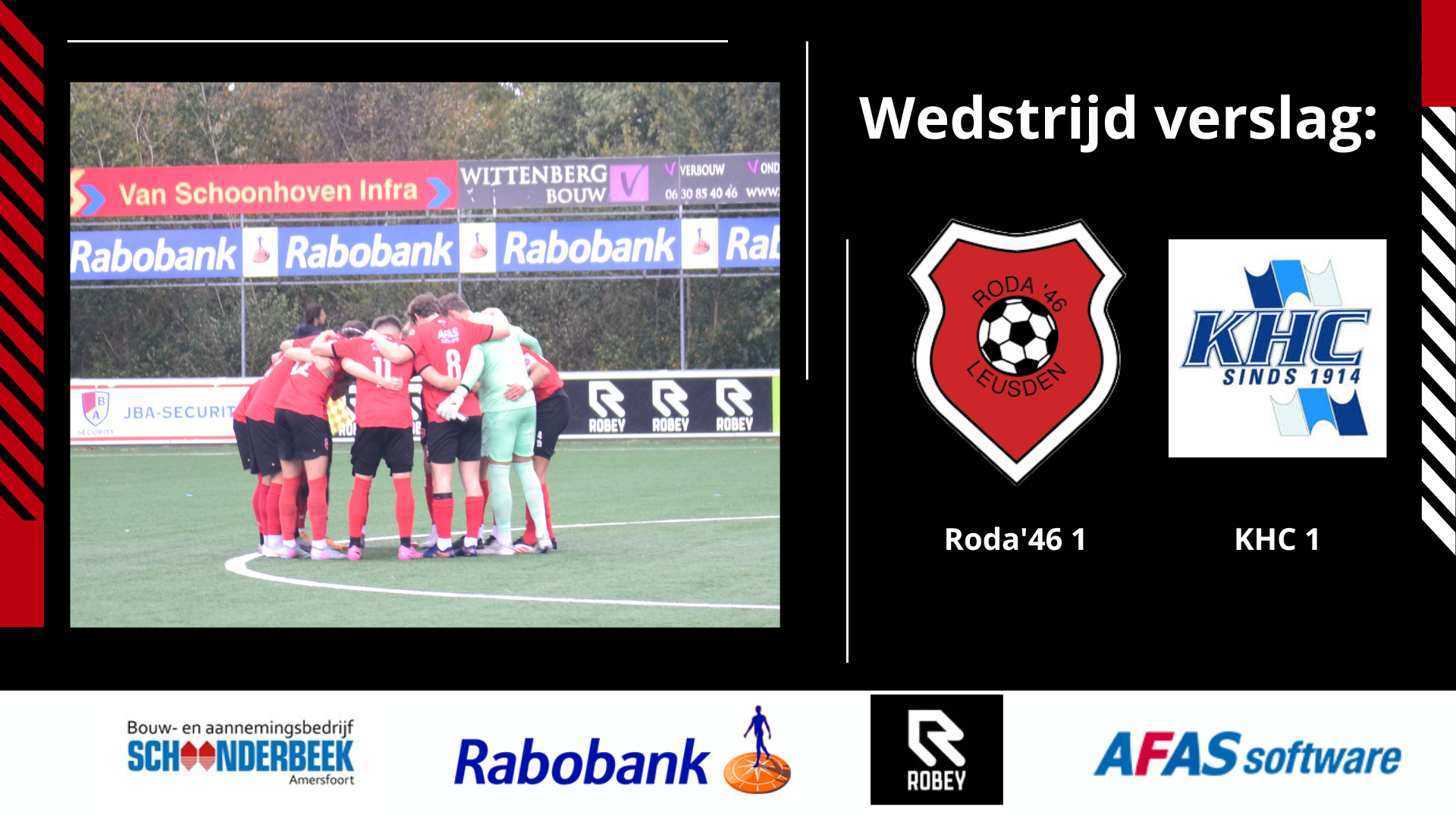 Wedstrijdverslag Roda'46 1 - KHC Kampen 1