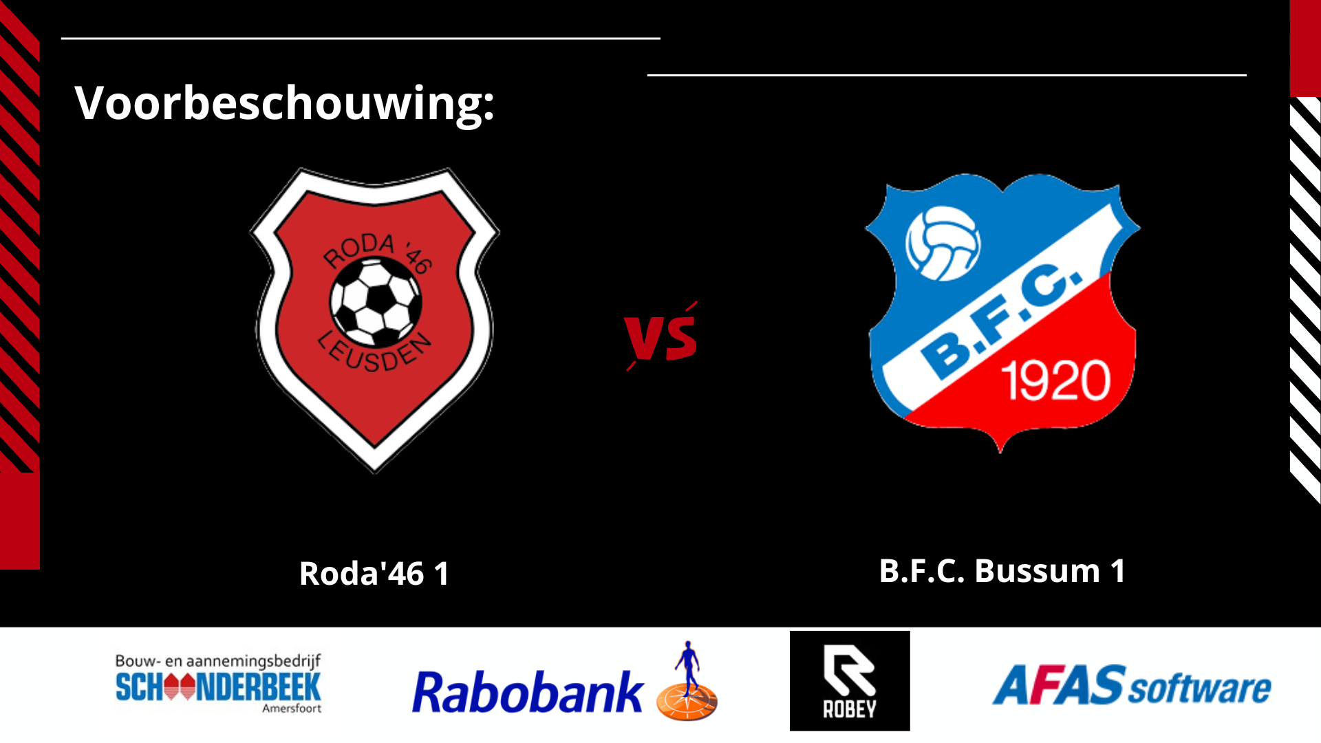 Roda '46 1 - B.F.C. Bussum 1