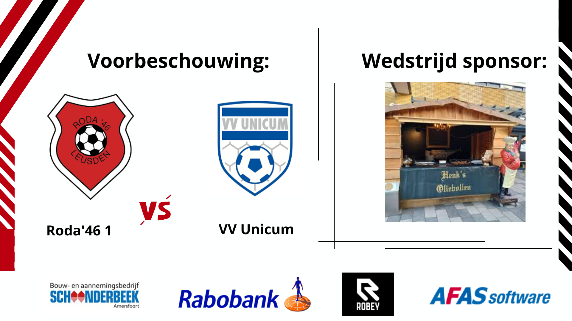 Roda'46 1 - vv Unicum 1