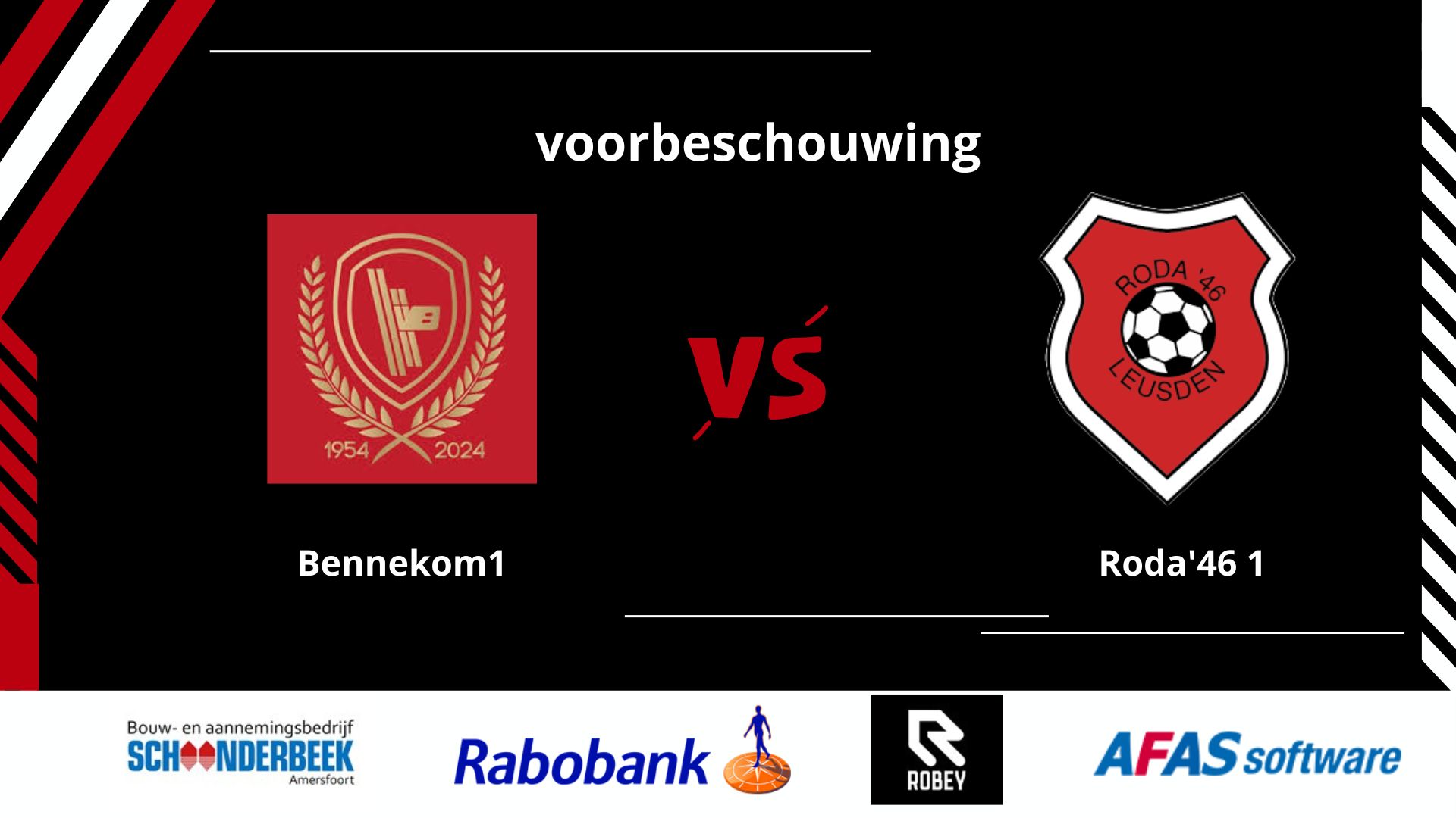 Voorbeschouwing Bennekom 1 - Roda '46 1
