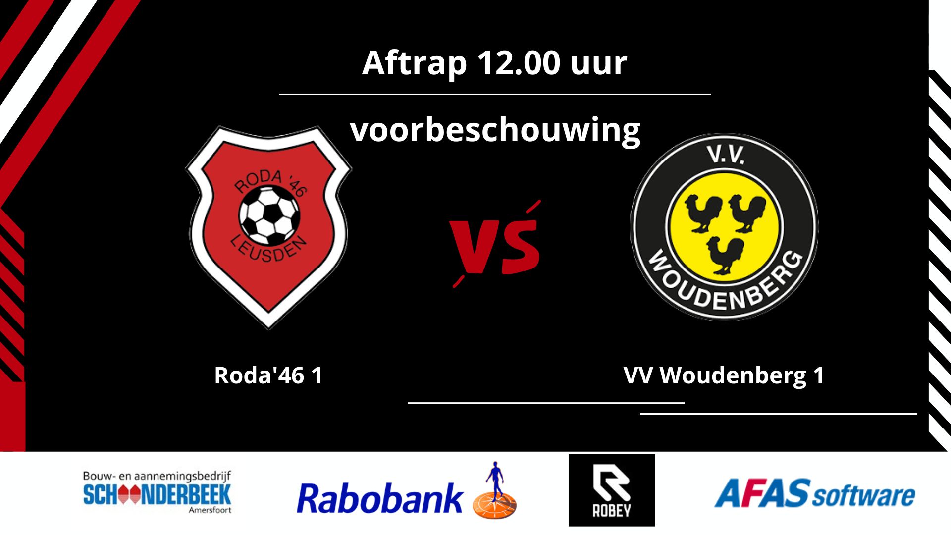 Voorbeschouwing Roda'46 1 - VV Woudenberg 1