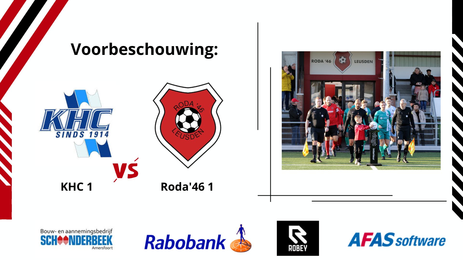 RODA'46 1 GAAT OP BEZOEK BIJ KHC IN KAMPEN