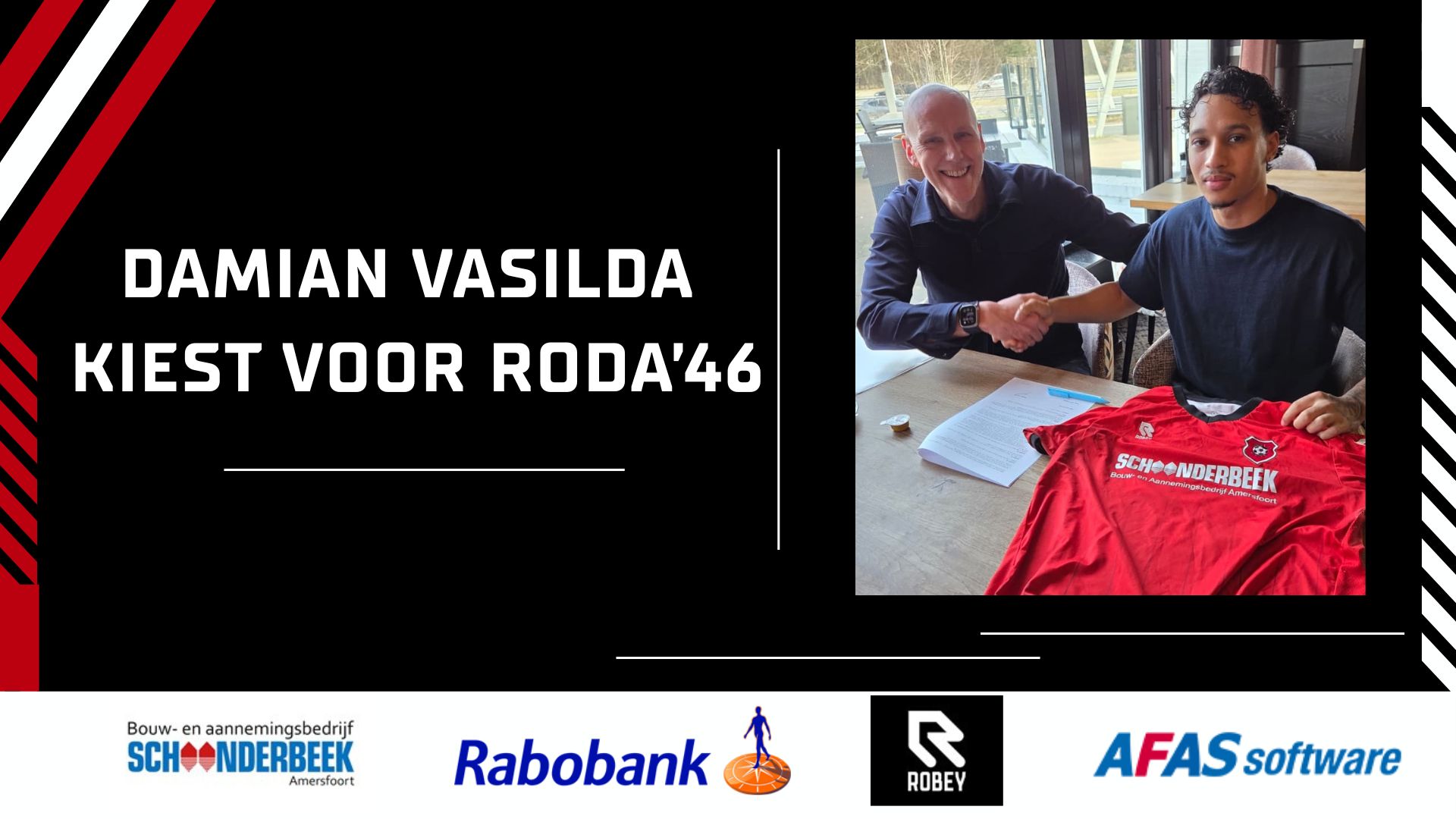 Damian Vasilda kiest voor Roda’46