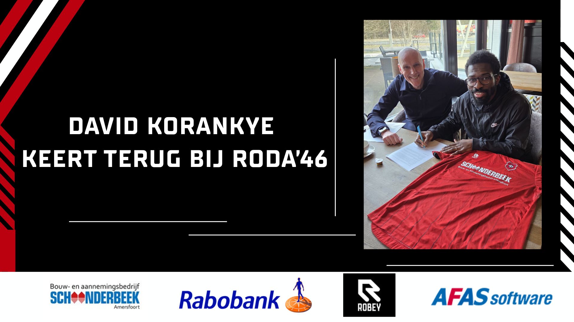 David Korankye keert terug bij Roda’46