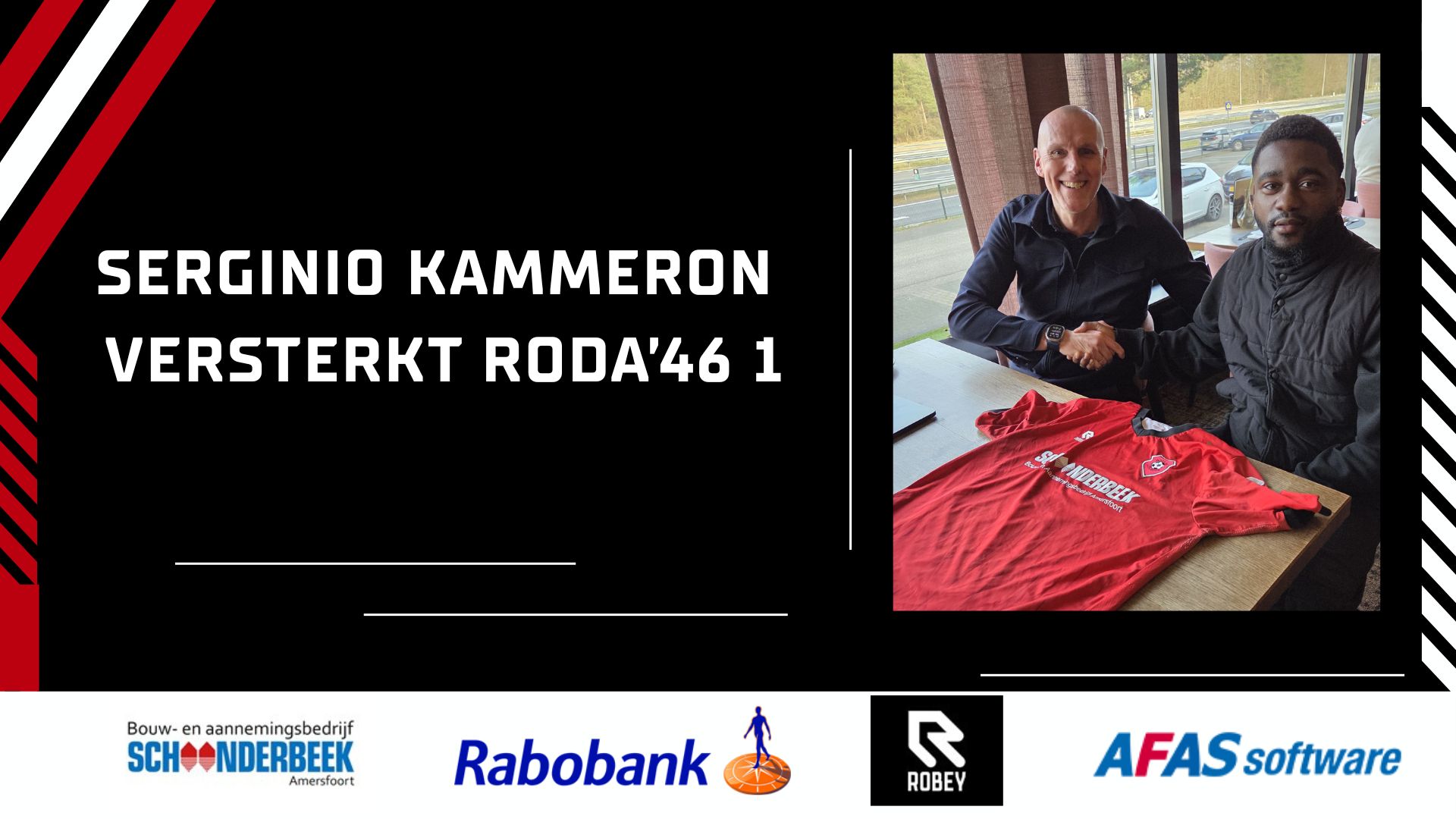 Serginio Kammeron versterkt Roda’46 1