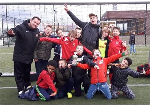 Roda'46 E1 presteert goed op toptoernooi